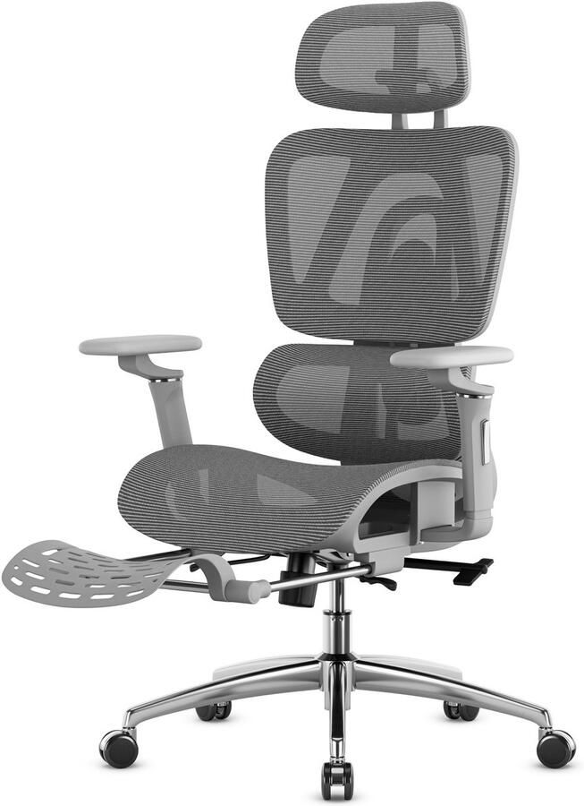Mark Adler Expert 7.9 Ergonomische Bureaustoel Netstof Mesh Grijs