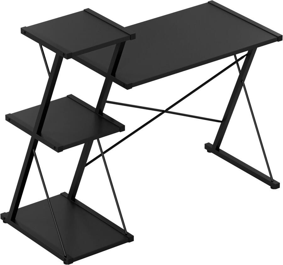 Mark Adler Leader 3.5 Bureau met planken Zwart