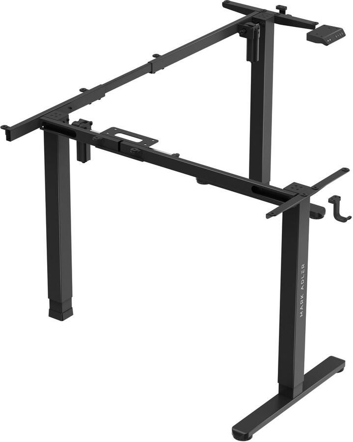 Mark Adler Xeno 7.6 Elektrisch Verstelbaar Hoekbureau – Van 72 cm tot 118 cm USB Poorten 80 kg Draagvermogen