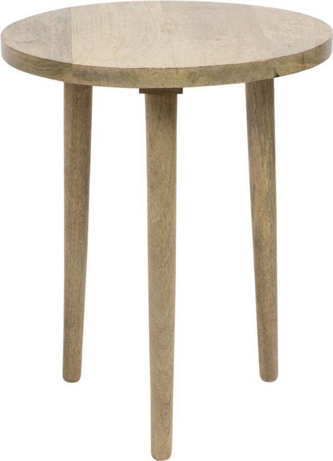 Mars & More Bijzet tafel mango hout dia 40cm