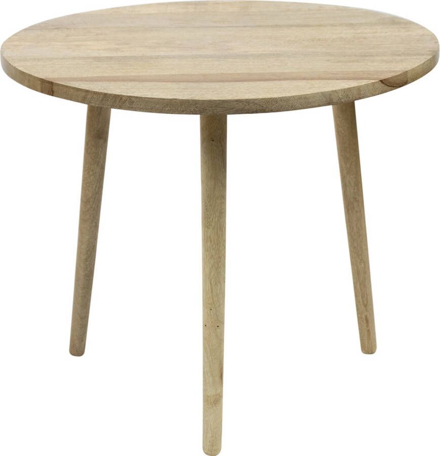 Mars & More Bijzet tafel mango hout dia 60cm