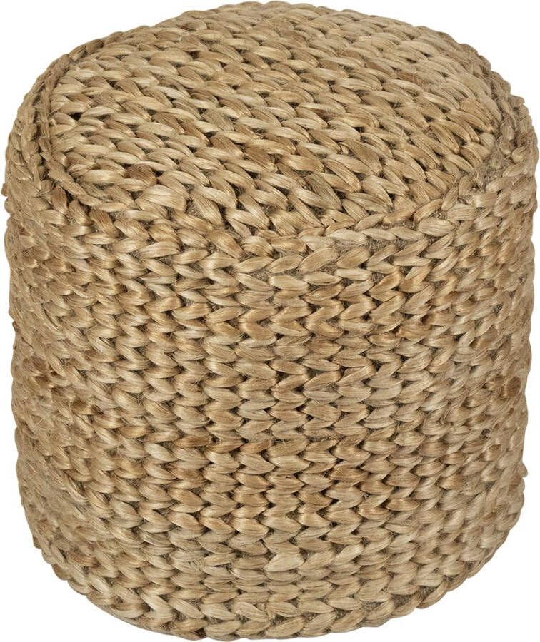 Mars & More Handgemaakt jute poef ÃƒËœ40cm - Foto 2