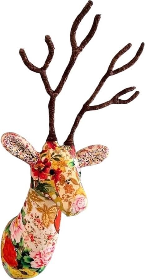 Mars & More Handgemaakte wandkop fleury hert