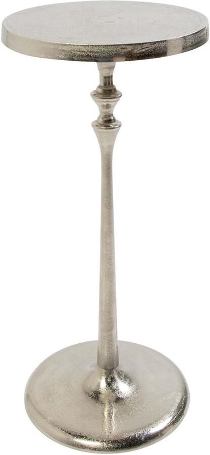 Mars & More Tafel Rond zilver h50 d22cm