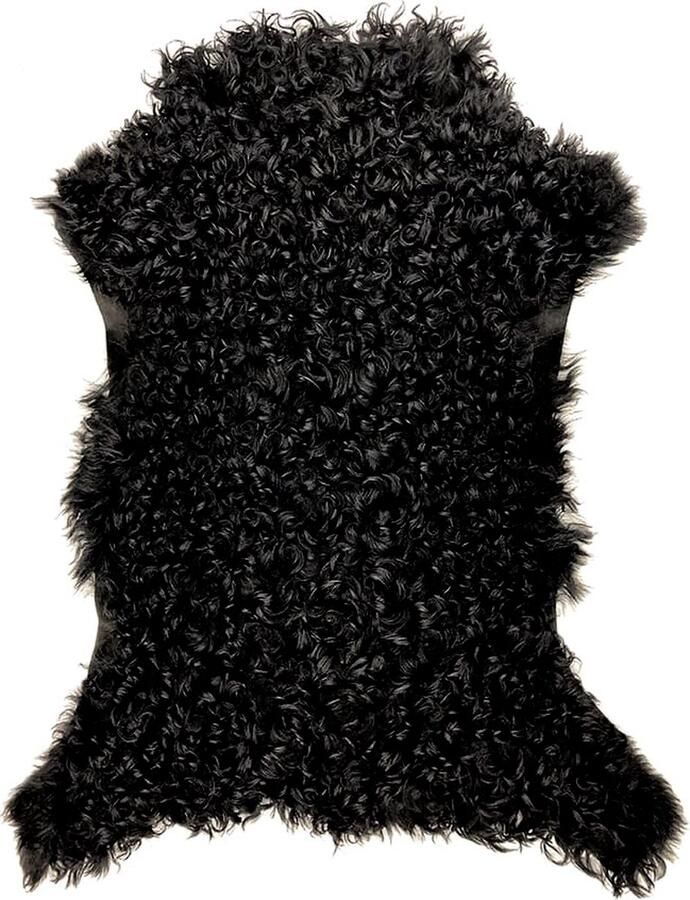 Mars & More vacht lam spaans curly zwart 60-70cm