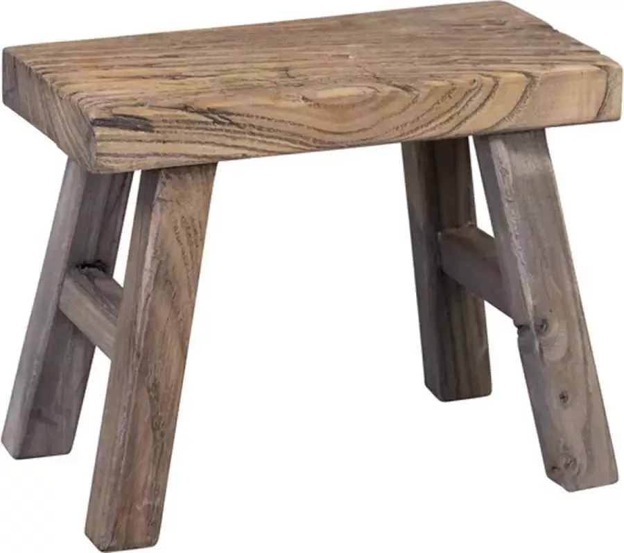 Mars & More Vensterbank krukje gerecycled Elmwood 25x23x20cm