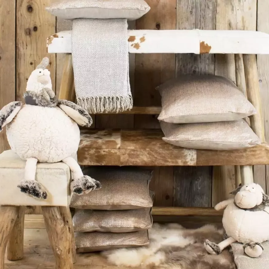 Mars & More Vloerkleed Tapijt Plaid Schapenvacht Ijsland Geschoren Wit Vacht 105x60x5cm - Foto 2