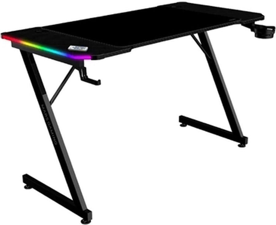 Mars Gaming Bureau Gaming ESCRITORIO ERGO RGB Zwart 120 x 60 cm