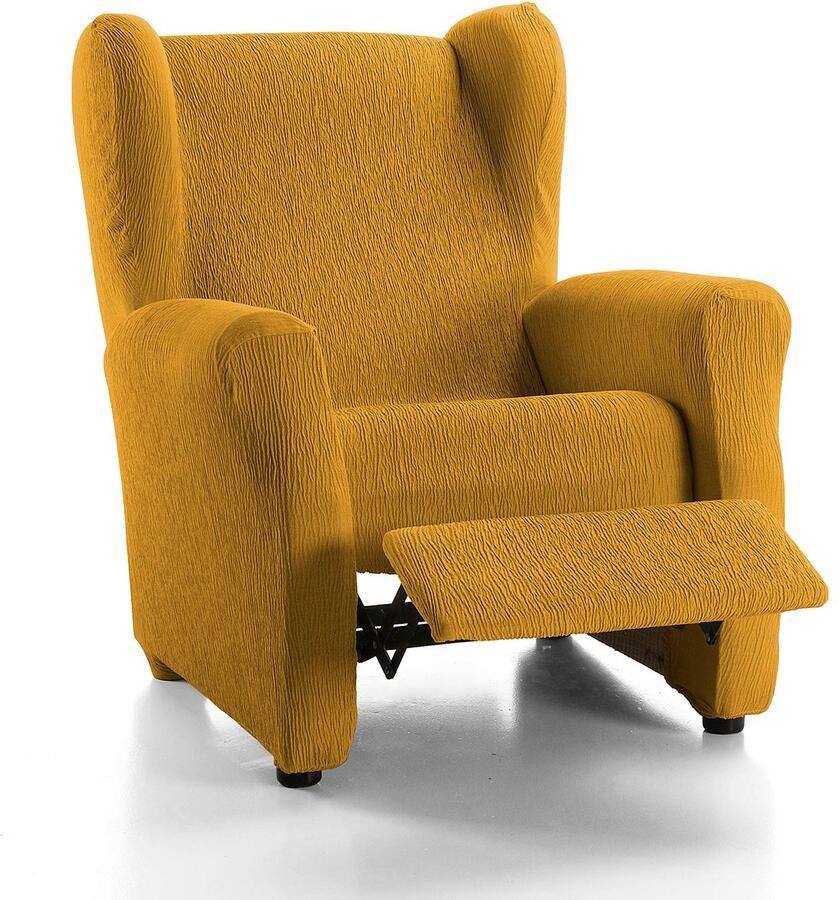 Martina Home Emilia hoes voor relax fauteuil polyester katoen mosterd