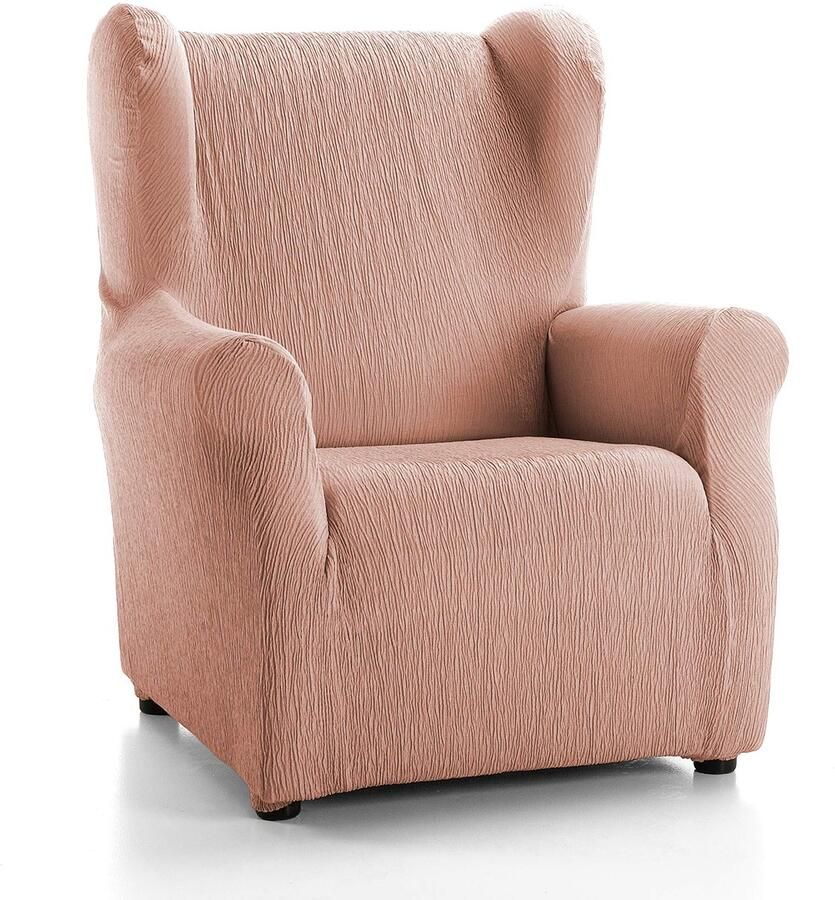 Martina Home Emilia hoes voor vleugelfauteuil polyester katoen zalm