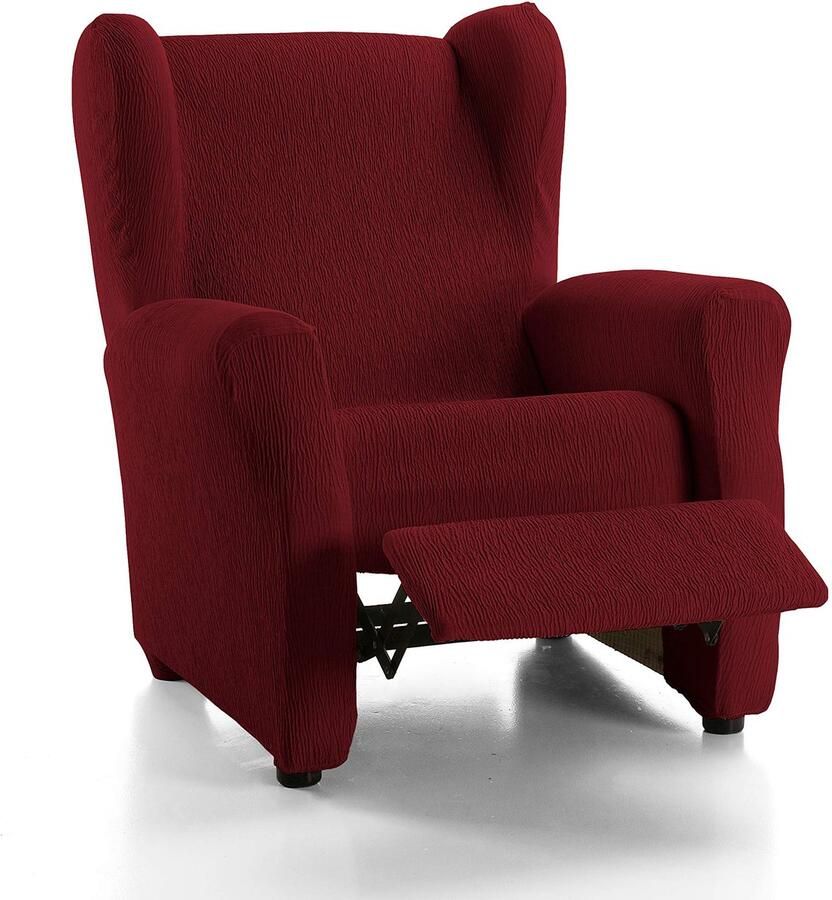 Martina Home Emilia Relax fauteuiltas stof bordeaux 33 x 8 x 42 cm
