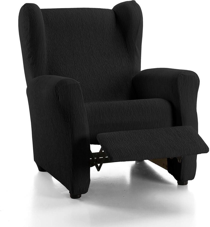 Martina Home Emilia Relax fauteuiltas stof zwart 33 x 8 x 42 cm