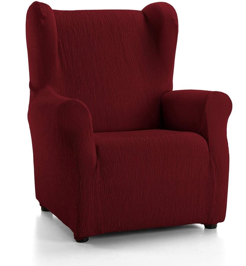 Martina Home Emilia Tasche vleugelfauteuil Stoff bordeaux 33 x 8 x 42 cm