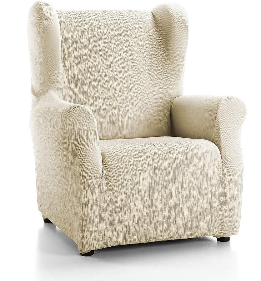 Martina Home Emilia Tasche vleugelstoel Stoff Elfenbein 33 x 8 x 42 cm