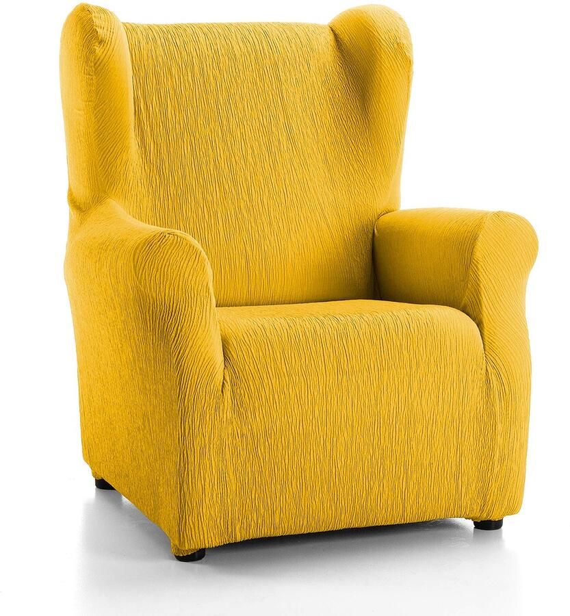 Martina Home Emilia Tasche vleugelstoel stoff goud 33 x 8 x 42 cm