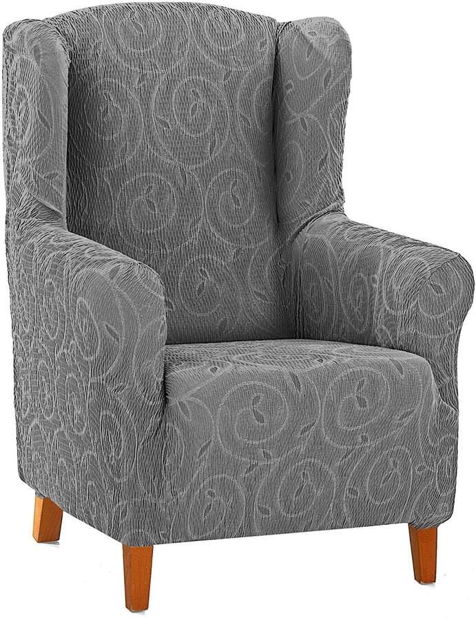 Martina Home Relax fauteuilhoes grijs oorkappen