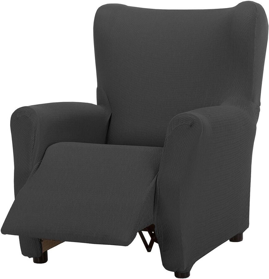 Martina Home Tunez elastische duplex vleugelstoelhoes bruin