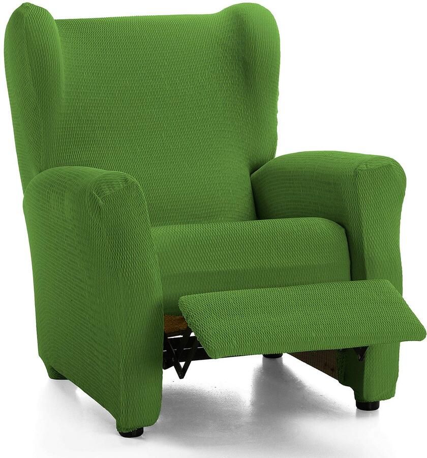 Martina Home Tunez elastische hoes voor Duplex vleugelfauteuil Groen
