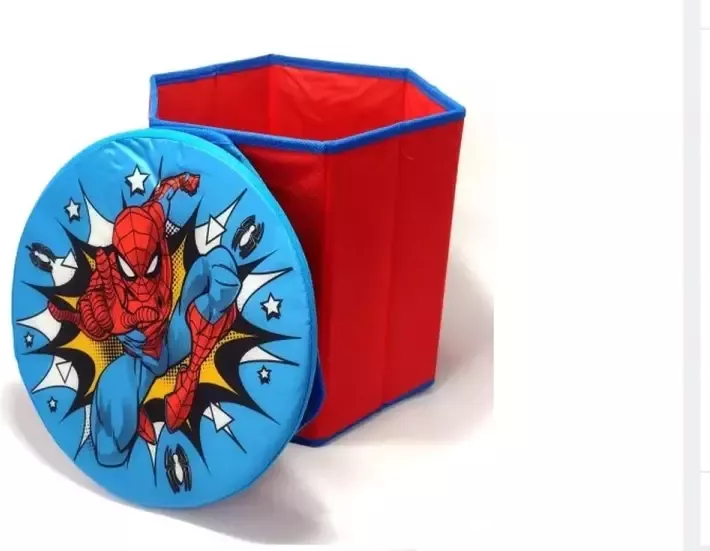 Marvel Spiderman opbergpoef poef doos opbergdoos 28 x 28 x 27 cm