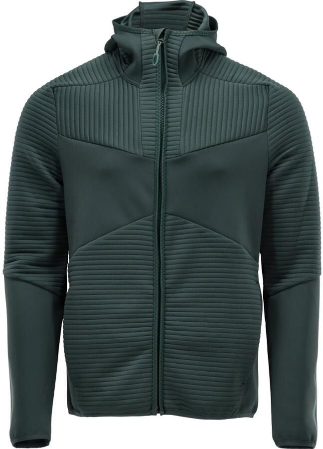 Mascot Customized Fleece capuchontrui met rits 22603-681 Bosgroen L