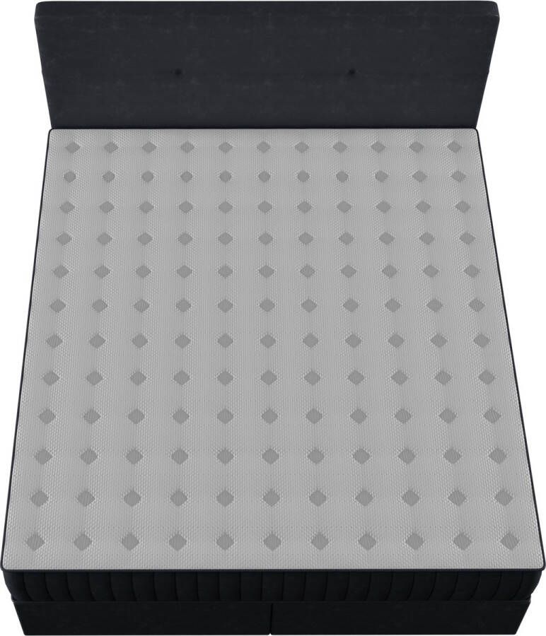 MatexBedding Opbergboxspring set Sonny 180x200; 2 x gestoffeerde opbergbox 1 grote orthopedische pocketvering matras tegen rugklachten extra dik (25cm) Ultieme luxe gecombineerd met ongekend slaapcomfort strak gestoffeerd hoofdbord Oeko-Tex certifieert - Foto 2