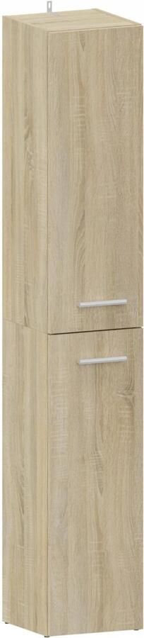 Matkam Badkamermeubel BODO DUAL R30 2D SONOMA bureau boekenkast ordners