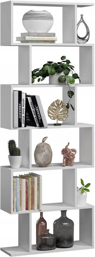 Matkam Boekenkast BASK MAX wit open opbergmeubel en plank