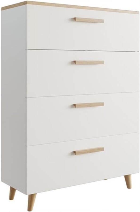 Matkam Dressoir OSLO artisan-wit Scandinavische stijl