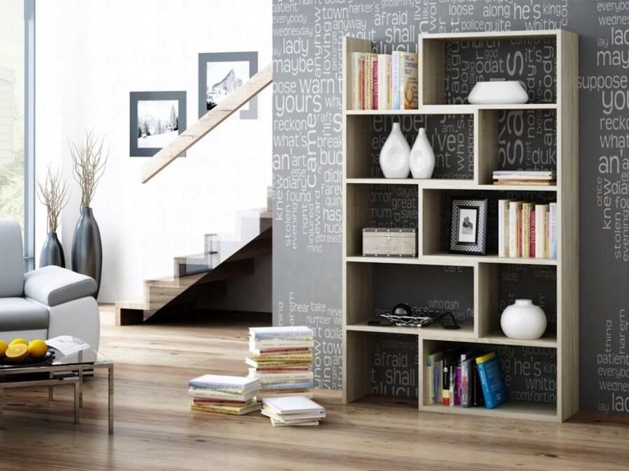 Matkam Hoekrek IREK MAX sonoma groot voor boeken foto's en bloemen