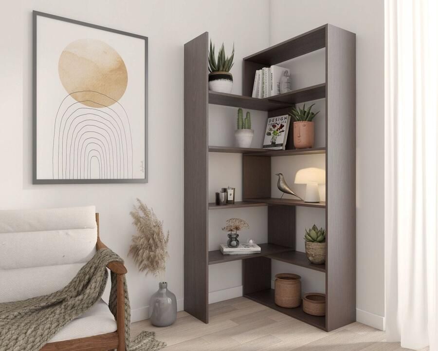 Matkam Hoekrek IREK MAX wengé groot voor boeken foto's en bloemen