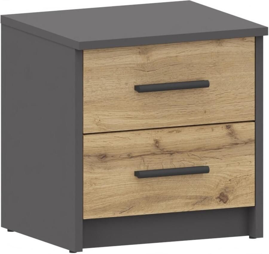 Matkam Nachtkastje BODO 2S ANTHRACITE-WOTAN commode UFC