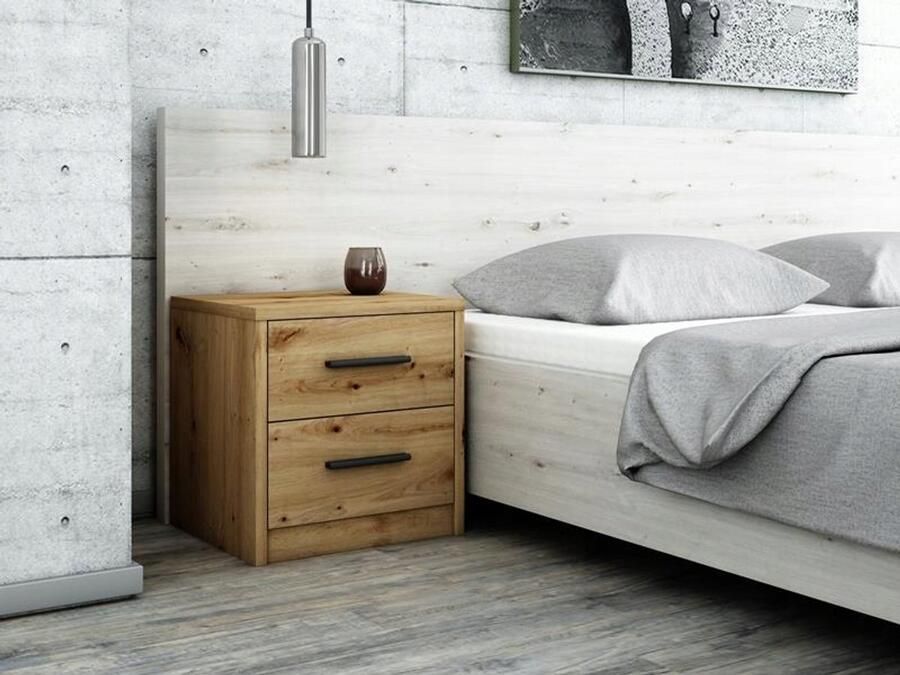 Matkam Nachtkastje BODO 2S ARTISAN met 2 lades