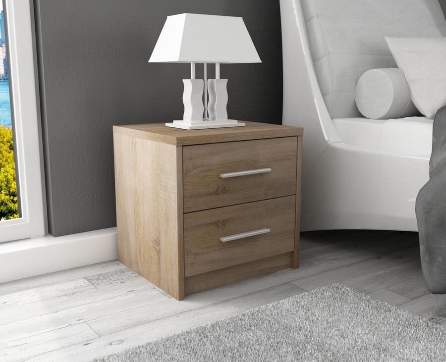 Matkam Nachtkastje BODO 2S Eiken Sonoma