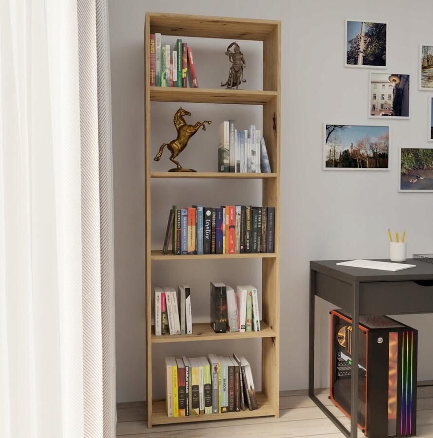 Matkam Open boekenkast Model 60 24 EX3 Eik Artisan