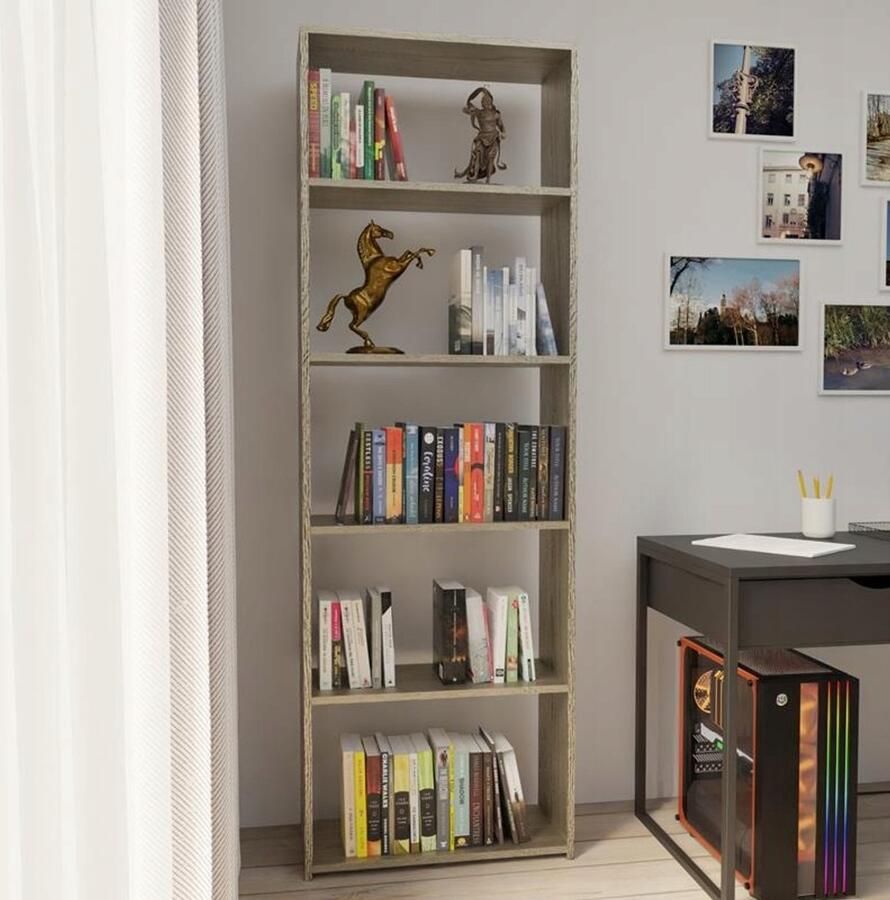 Matkam Open boekenkast Model 60 24 EX3 Sonoma eiken