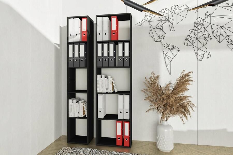 Matkam Open kantoorrek BODO DUAL R30O zwart voor boeken en ordners UFC