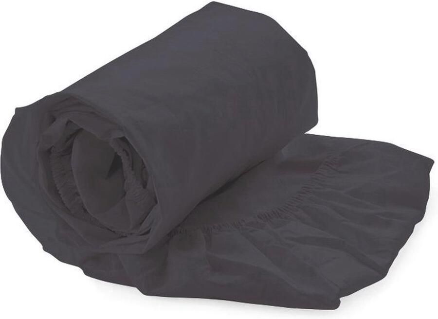 MatrasDirect Hoeslaken Percal Katoen Topdekmatras Antraciet 200x210 220 100% Katoen Oeko-Tex gecertificeerd - Foto 2