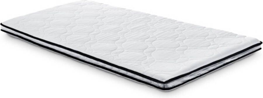 MatrasDirect Topdekmatras NASA Tempcel 90x200 Creme-Wit variabel luxe design