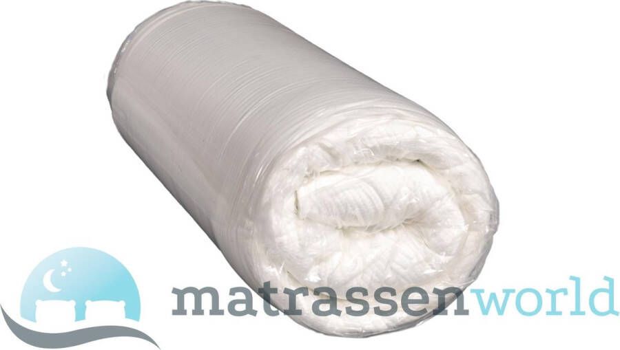 Matrassen-World Topdekmatras Topper NASA Traagschuim -160 x 200 cm dikte c.a. 7 cm dik