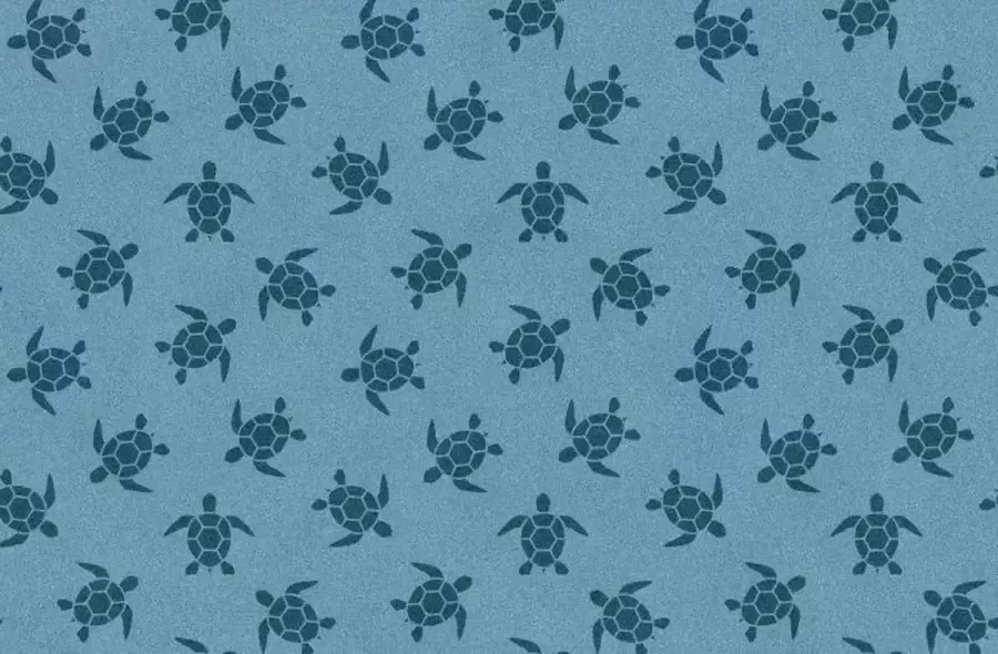 MatStyles Kinder Vloerkleed Tapijt Mat kinderkamer Schildpad Wasbaar Antislip 175 x 115 cm