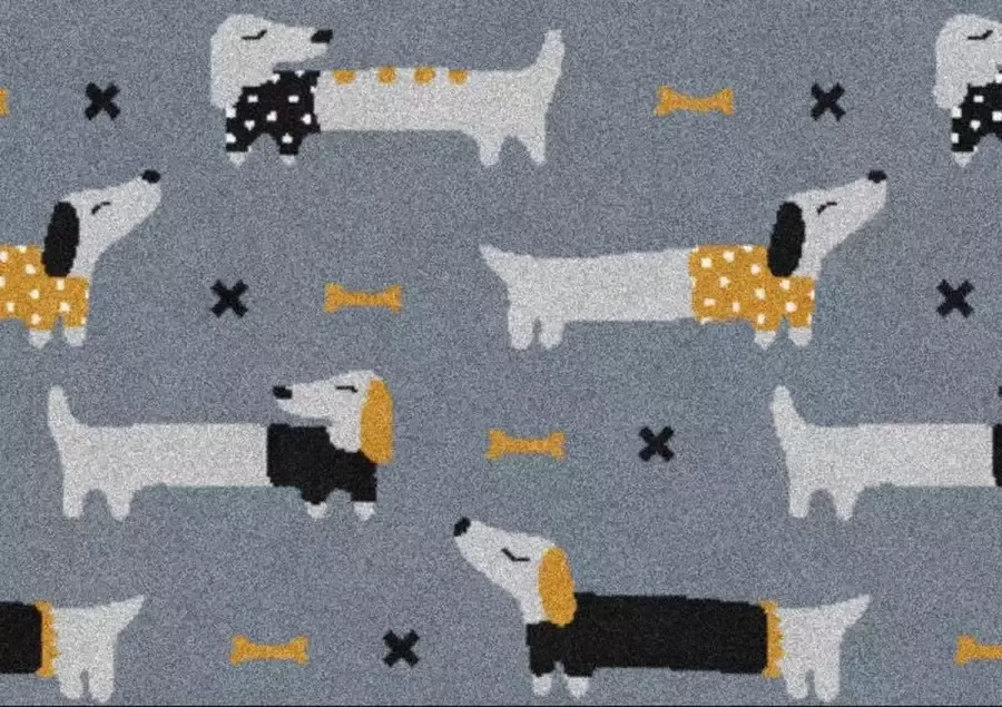 MatStyles Mat Vloermat Vloerkleed Tapijt Kind Kinderkamer Honden Wasbaar Antislip 85 x 60 cm