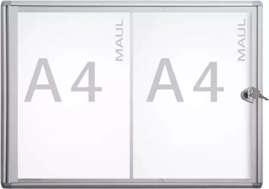 MAUL extraslim Vitrine zilver 2 x A4 1 stuk 3.1 x 49 x 35.1 cm - Foto 2