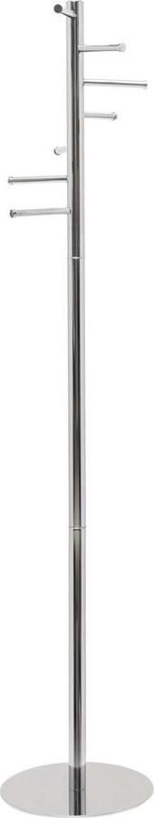 MAUL caurus Kapstok chrome 7 haak standvoet zilver 1 stuk Ø 35 x 177 cm