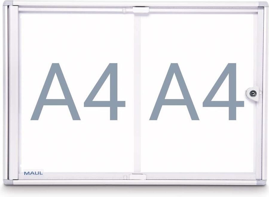 MAUL extraslim Vitrine zilver 2 x A4 1 stuk 3.1 x 49 x 35.1 cm