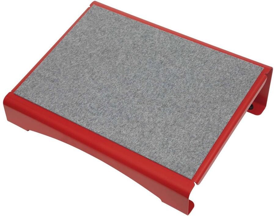 MAUL flair Voetensteun 40 x 30 cm naaldvilt rood metaal 1 stuk