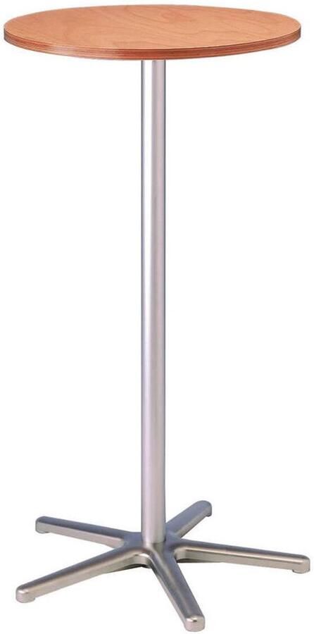 MAUL Statafel rond stervoet beuken look metaal 1 stuk Ø 60 x 109.5 cm