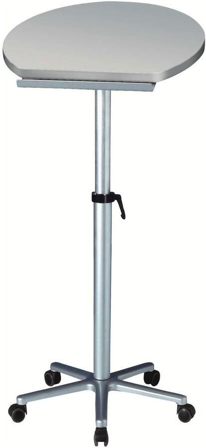 MAUL Statafel stervoet met wielen grijs metaal 1 stuk 61 x 61 x 120 cm - Foto 2