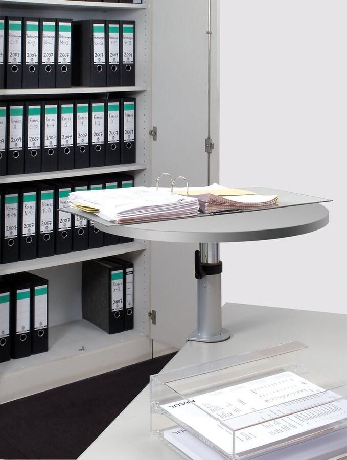 MAUL Tafel tafelklem- grijs metaal 1 stuk 56.5 x 60 x 50 cm