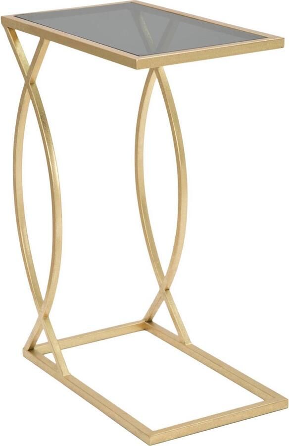 Mauro Ferretti Bijzettafel in glamourstijl hoogte 60 cm