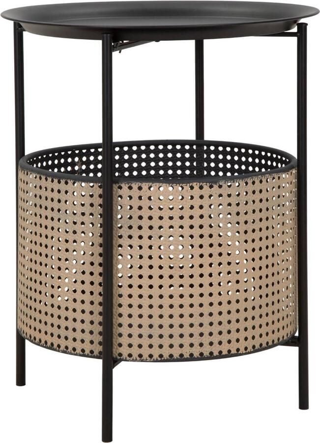 Mauro Ferretti Osaka Zwarte en beige metalen tafel